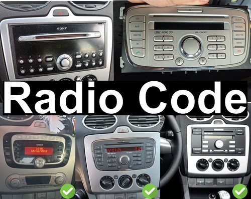 Ford radio stereo - stereo, codice